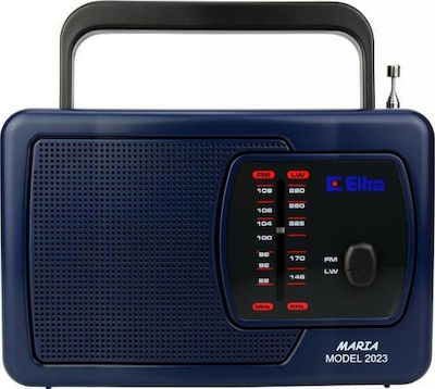 Eltra Maria Portable Radio Electric / Battery Blue