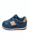 373 Kinder Sneakers mit Klettverschluss Marineblau