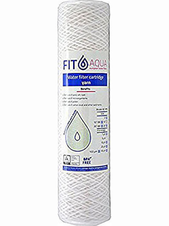 Fit Aqua Countertop and Under Sink Water Filter Replacement made of Polypropylene 10" PP 10" 1 μm