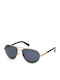 Zegna Men's Sunglasses with Gold Metal Frame EZ0011 28V