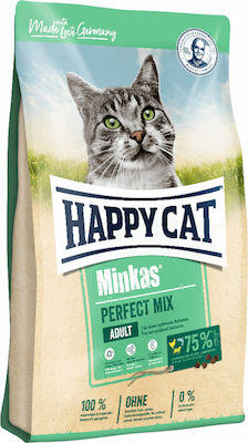 Happy Cat Minkas Perfect Mix Ξηρά Τροφή για Ενήλικες Γάτες με Πουλερικά 4kg