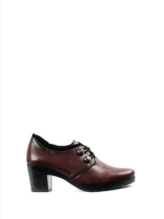 Γυναικεία Δερμάτινα Ankle Boots JOSE SAENZ 5102-L-TP RED ΚΟΚΚΙΝΟ