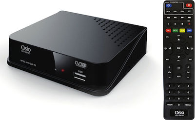 Osio OST-2670D Ψηφιακός Δέκτης Mpeg-4 Full HD (1080p) με Λειτουργία PVR (Εγγραφή σε USB) Σύνδεσεις HDMI / USB