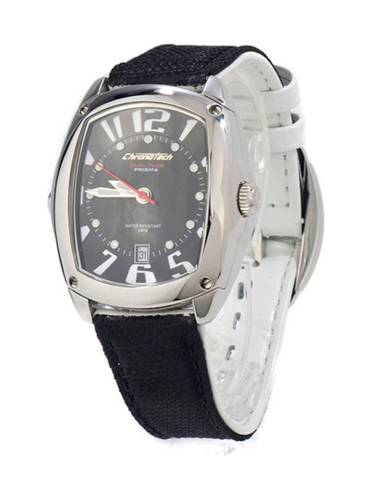 Chronotech Watch with White Rubber Strap CT7696...