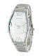 Chronotech Γυναικείο Ρολόι 36mm Μπαταρίας με Ασημί Μεταλλικό Μπρασελέ
