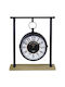 ArteLibre Metal Tabletop Clock Black HZ1991380