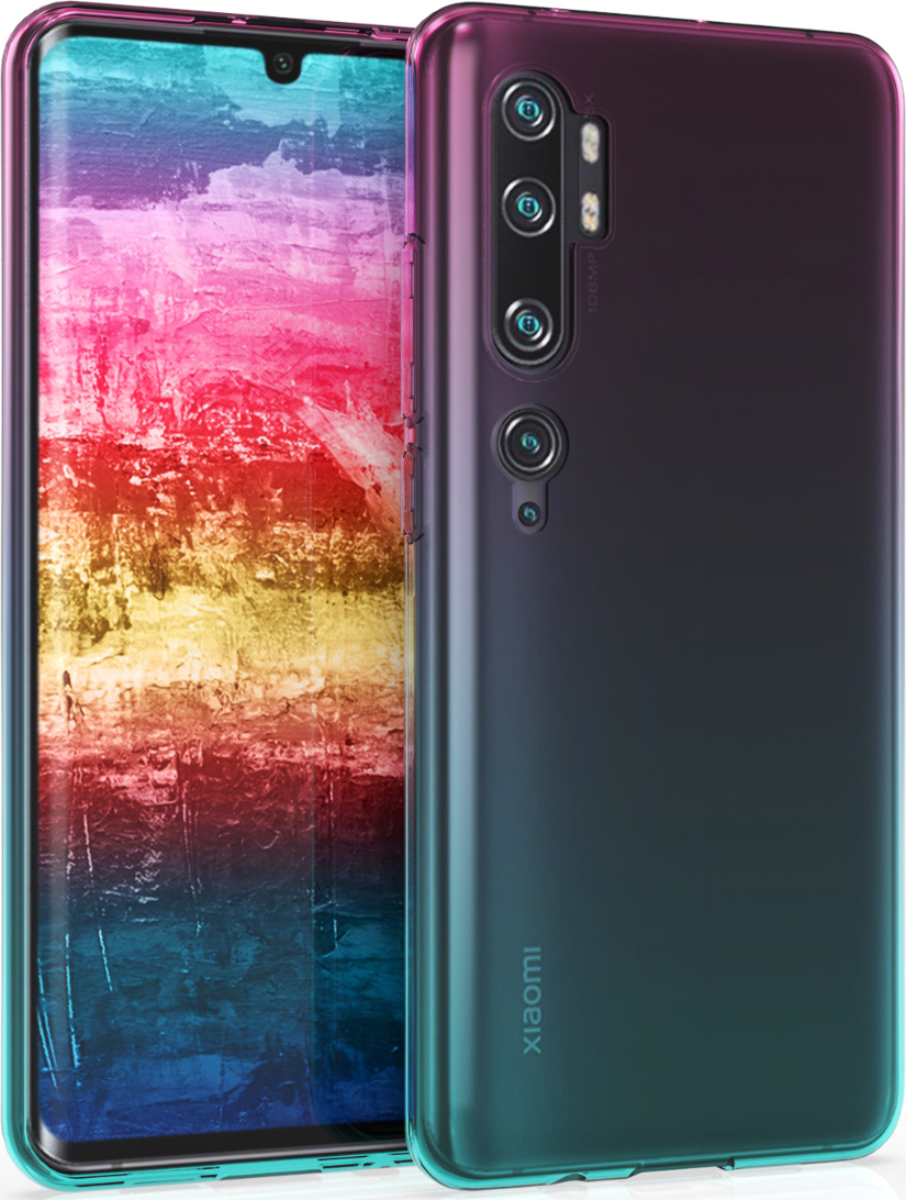 Kwmobile Back Cover Διάφανο Dark Pinkblue Xiaomi Mi Note 1010 Pro Skroutzgr 7630