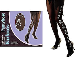 Tights Socks/Tights for Carnival in Black color for Halloween