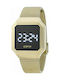 Daniel Klein Digital Watch Battery with Gold Metal Bracelet DK.1.12323-3