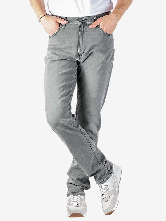 Lee Brooklyn Straight Men's Jeans Pants in Regular Fit Grey