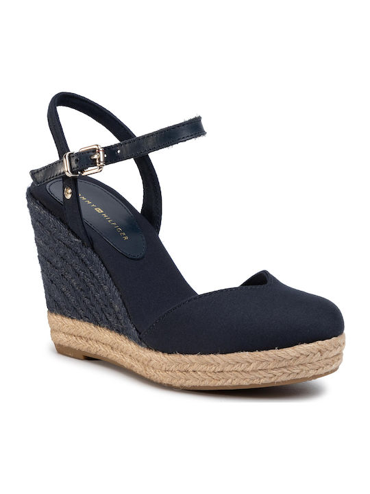Tommy Hilfiger Platforme Dama Tip Espadrile Alb...