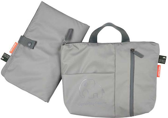 Done by Deer Shoulder/Hand Diaper Bag Grey 30x4x25cm.