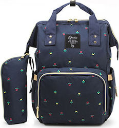 Diaper Bag Backpack Blue 42x42cm