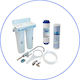 Aqua Pure Apduc 14 Semi Συσκευή Φίλτρου Νερού Διπλή Κάτω Πάγκου / Κεντρικής Παροχής Διατομής ½" με Βρυσάκι & Ανταλλακτικό Φίλτρο