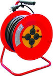 Extension Reel Cord 3x1.5mm²/25m Red