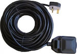 Extension Cable Cord 3 x 1.5mm²/20m Black