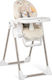 Cam Pappananna Foldable Baby Highchair with Adjustable Height Blue