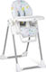 Cam Pappananna Foldable Highchair with Metal Frame & Fabric Seat Multicolour