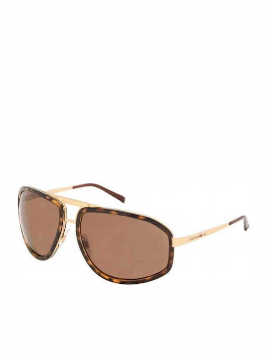 Dolce & Gabbana Men's Sunglasses with Brown Tartaruga Metal Frame and Brown Lens DG2036 065/73