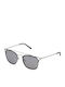 Sting Men's Sunglasses with Black Metal Frame and Black Mirror Lens SST136 H70X