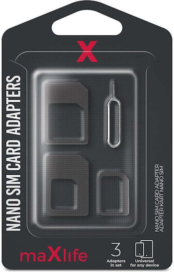 Maxlife Nano SIM Adapter in Black color