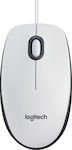 Logitech B100 Wired Mouse White
