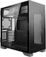 Antec P120 Crystal Gaming Midi Tower Κουτί Υπολογιστή με Πλαϊνό Παράθυρο Μαύρο