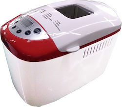 Muhler Bread Maker 650W with Container Capacity 1500gr and 15 Baking Programs