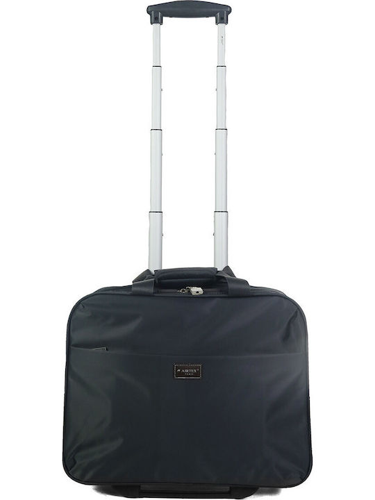 Airtex Paris Βαλίτσα Ταξιδίου Καμπίνας Υφασμάτινη Γκρι με 2 Ρόδες Ύψους 40.6εκ.