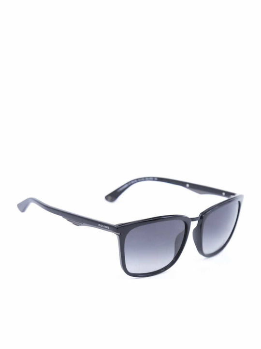 Police Men's Sunglasses with Black Plastic Frame SPL579 0700