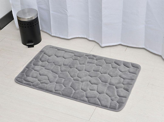 Evideco Πατάκι Μπάνιου Microfiber 7718183 Γκρι 50x80εκ. Evideco Πατάκι Μπάνιου Microfiber 7718183 Γκρι 50x80εκ.