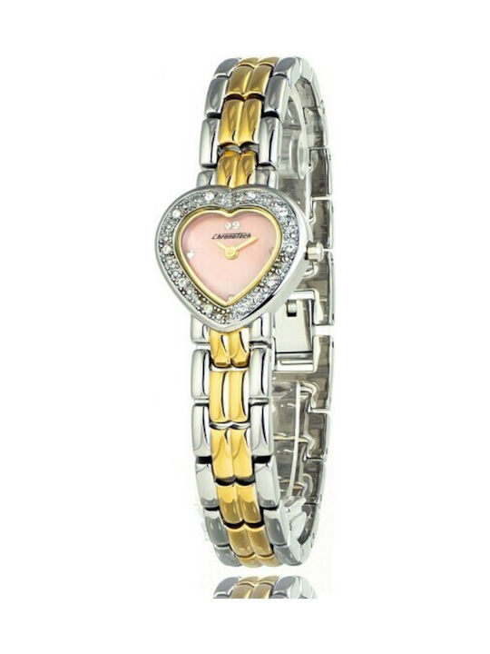 Chronotech Watch with Gold Metal Bracelet CT2027L-06