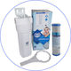 Aqua Pure Home Apvoc Συσκευή Φίλτρου Νερού Μονή Κάτω Πάγκου / Κεντρικής Παροχής Διατομής ½" με Ανταλλακτικό Φίλτρο