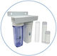 Aqua Pure Solution Soft Συσκευή Φίλτρου Νερού Διπλή Κεντρικής Παροχής / Κάτω Πάγκου με Ανταλλακτικό Φίλτρο Aqua Filter FCPS 5μm, Aqua Filter FCPRA