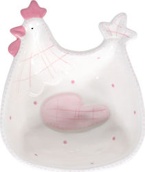Fylliana Basket Chicken White 6cm