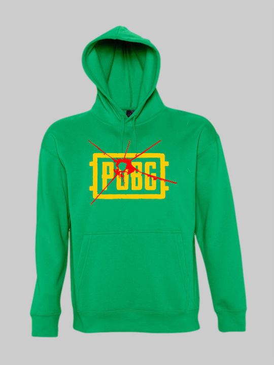 Pubg Logo-Kapuzenpullover - KELLY GREEN