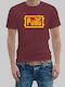 Pubg Logo-T-Shirt - BURGUNDY