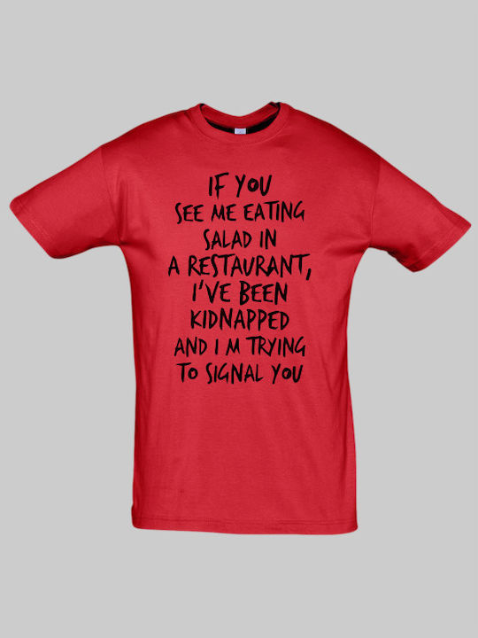 Kidnapped t-shirt - RED