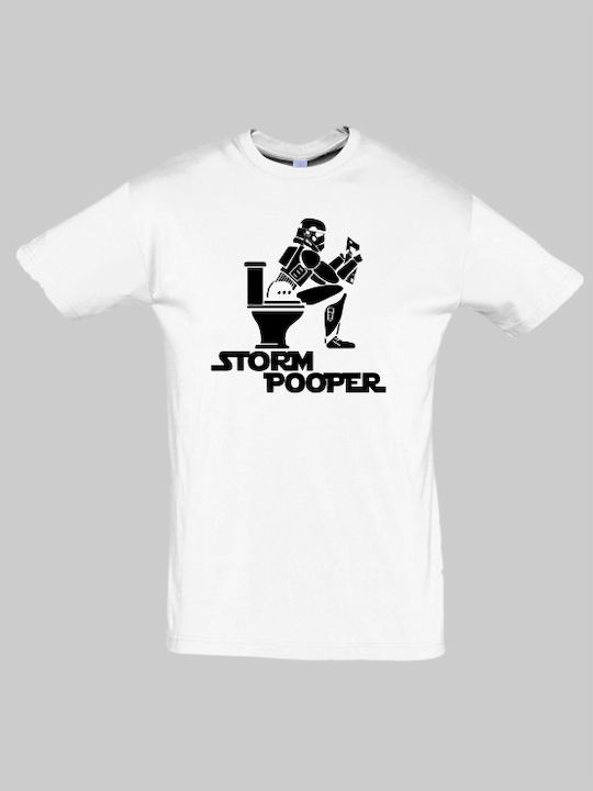 Storm Pooper t-shirt - WHITE