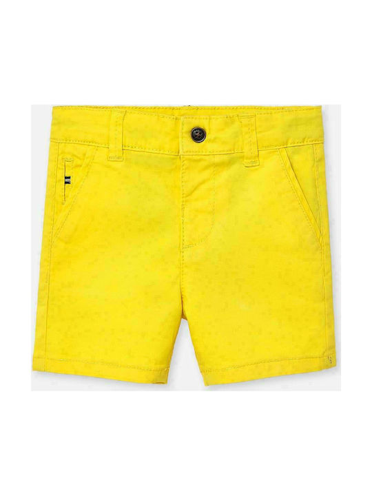 Mayoral Kids Shorts/Bermuda Fabric Yellow