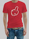 Mickey Mouse Finger t-shirt - RED