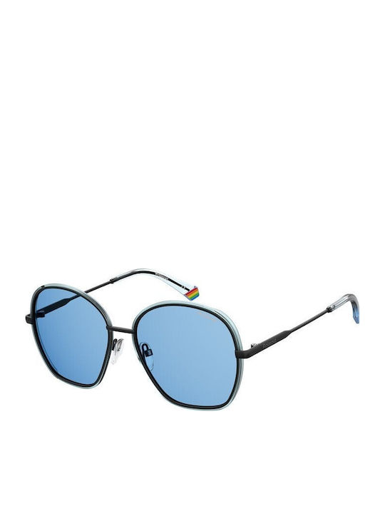 Polaroid Women's Sunglasses with Blue Metallic ...