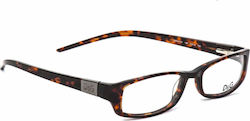 Dolce & Gabbana Plastic Eyeglass Frame Brown Tortoise DG4124 K29