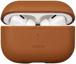 Uniq Genuine Husă în culoarea Maro pentru Apple AirPods Pro