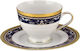 WM Collection N17142 Set Căni Ceai Din porțelan Albe 200ml 6buc