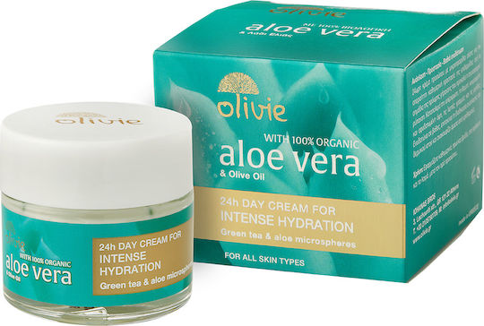 Olivie Olive Oil 24ωρη Ενυδατική Κρέμα Προσώπου Ημέρας με Aloe Vera 60ml