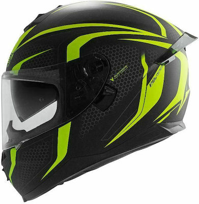 CMS GTR Sport Yellow Motorradhelm Volles Gesicht ECE 22.05 1500gr