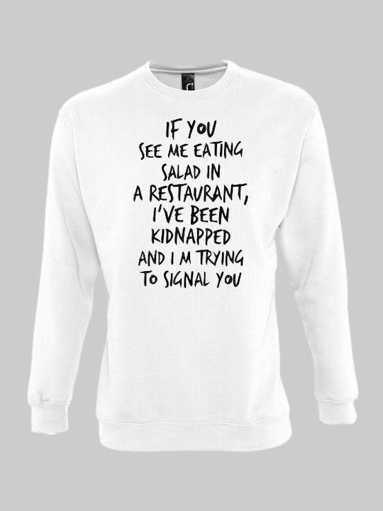 Kidnapped Sweatshirt - WHITE