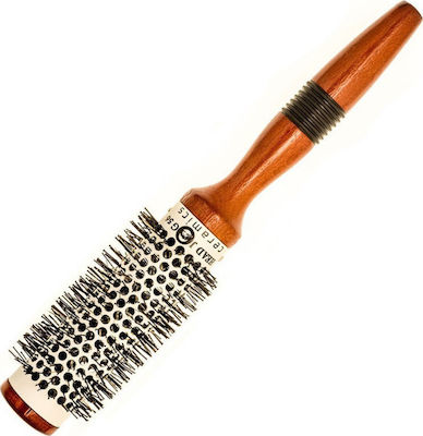 Head Jog Ceramic Brush Hair for Straightening 33mm