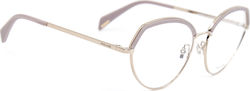 Police Metal Eyeglass Frame Pink VPL932 08FF